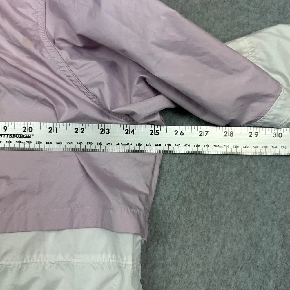 Nike Womens Windrunner Hooded Windbreaker Jacket Purple White Size XL